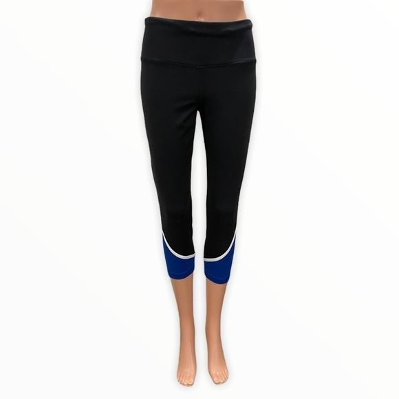 Victoria's Secret Black, Blue, and Yellow Leggings - Picture 2 of 6